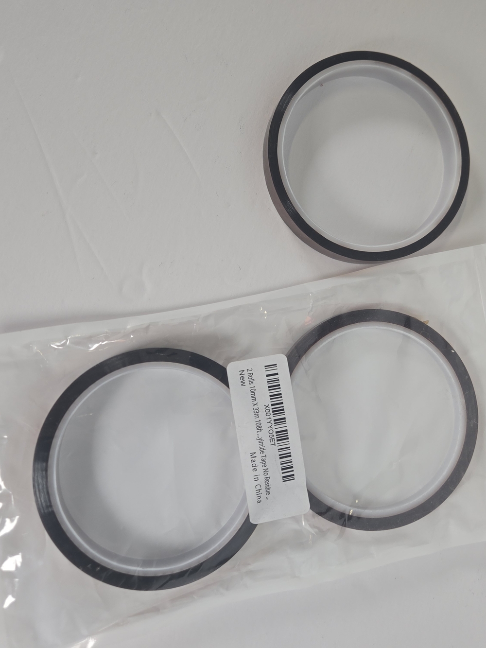 Polyimide Heat Tape 10mm x 33m High Temperature Resistant No Residue 3 Rolls